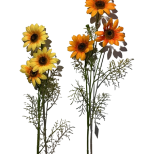 VARA GIRASOL X 3 FLORES ALT 75 CM