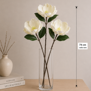 VARA LARGA MAGNOLIA 74 CM CREMA
