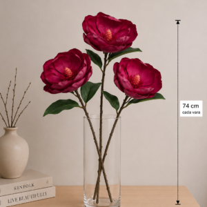 VARA LARGA MAGNOLIA 74 CM BORDO