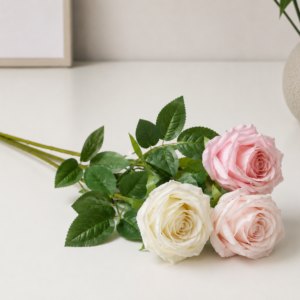 VARA ROSA TERCIOPELO 75 CM